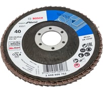 Круг лепестковый Expert for Metal для УШМ (115 мм; К40) Bosch 2608606752