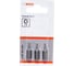 Бита (25 мм; 3 шт) TORX T8 XH Bosch 2607001601 1