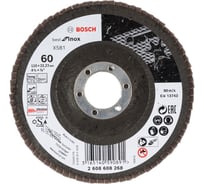 Круг лепестковый Best for Inox для УШМ (115х22,2 мм; К60) Bosch 2608608268