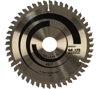 Диск циркулярный Multi Material для ручных циркулярных пил (180х30 мм; Z48) Bosch 2608640507