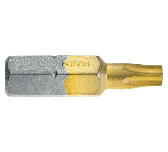 Бита (25 мм; 3 шт) TORX T15 TIN Bosch 2607001689 1
