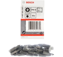 Бита (25 мм; 25 шт) PHILLIPS 0 XH Bosch 2607001507