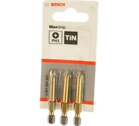 Бита (49 мм; 3 шт) PHILLIPS 1 TIN Bosch 2607001551