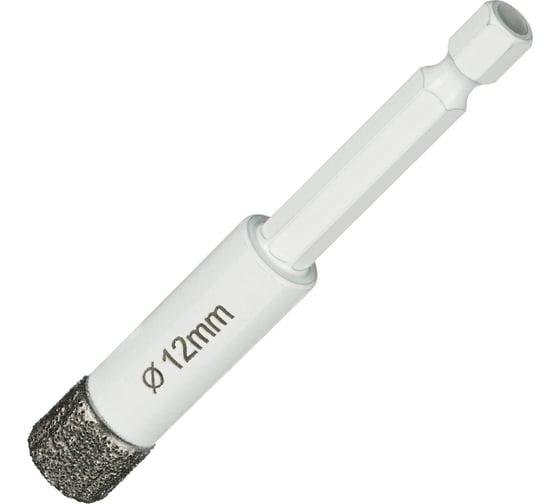 Коронка алмазная по керамике и керамограниту 12 мм Diamond Industrial DIDKVP12S10