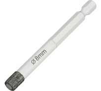 Коронка алмазная по керамике и керамограниту 8 мм Diamond Industrial DIDKVP08S10