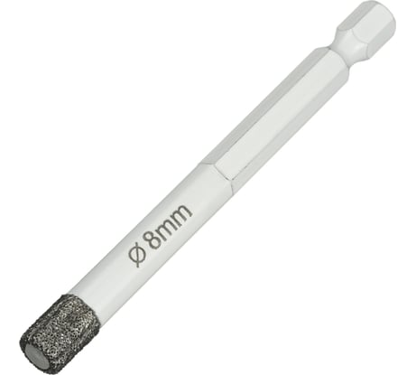 Коронка алмазная по керамике и керамограниту 8 мм Diamond Industrial DIDKVP08S10