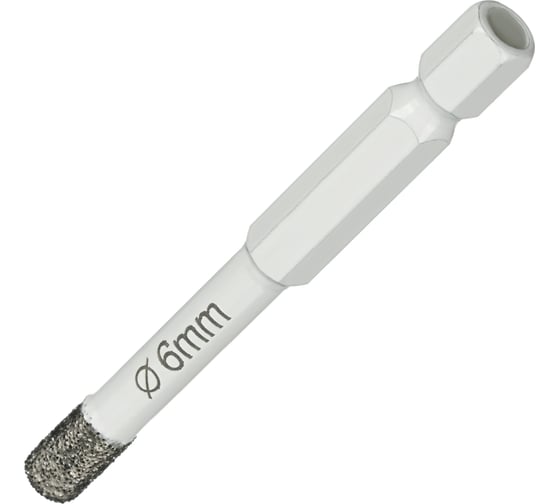 Коронка алмазная по керамике и керамограниту 6 мм Diamond Industrial DIDKVP06S10