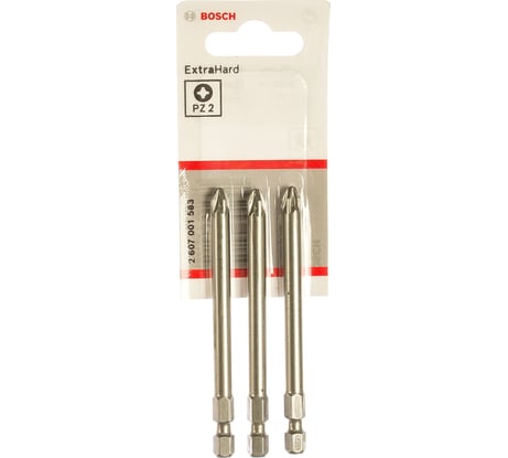 Бита (89 мм; 3 шт) POZIDRIV 2 XH Bosch 2607001583