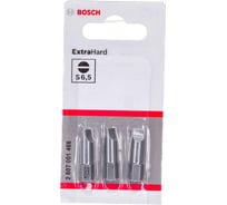 Бита (25 мм; 3 шт) прямой шлиц 1.2Х6.5 XH Bosch 2607001466