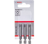 Бита для гайковёртов (49 мм; 3 шт) HEX5 XH Bosch 2607001734