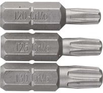 Набор бит "МАСТЕР" (1/4"; 25 мм; T20, T25, T30; 3 предмета) ЗУБР 26009-TORX-H3
