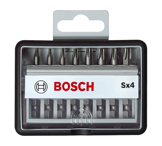 Набор бит (8 шт) Robust Line Sx4 XH Bosch 2607002559 1