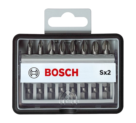 Набор бит (8 шт) Robust Line Sx2 XH Bosch 2607002557 1