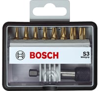 Набор бит (8 шт; Max Grip) Robust Line S3 TIN Bosch 2607002576