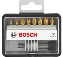 Набор бит (8 шт; Max Grip) Robust Line S1 TIN Bosch 2607002574