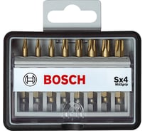 Набор бит (8 шт; Max Grip) Robust Line Sx4 TIN Bosch 2607002573