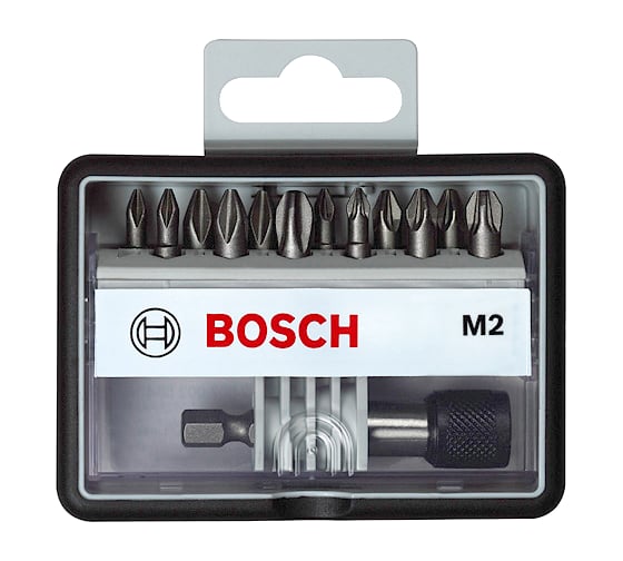 Набор бит (12 шт) Robust Line M2 XH Bosch 2607002564