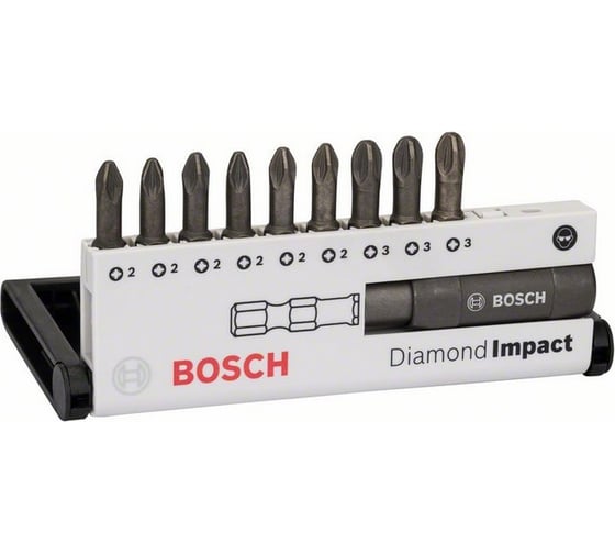 Набор бит (10 предметов) PH/PZ/TX Bosch 2608522065