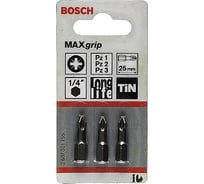 Набор бит (25 мм; 3 шт) TIN SET Bosch 2607001755