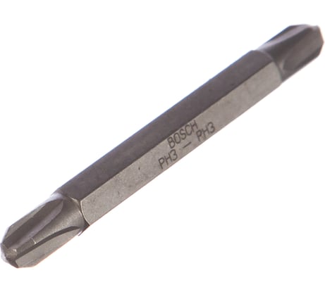 Набор бит двусторонних (60 мм; 3 шт;) PH1/2/3 XH Bosch 2607001748