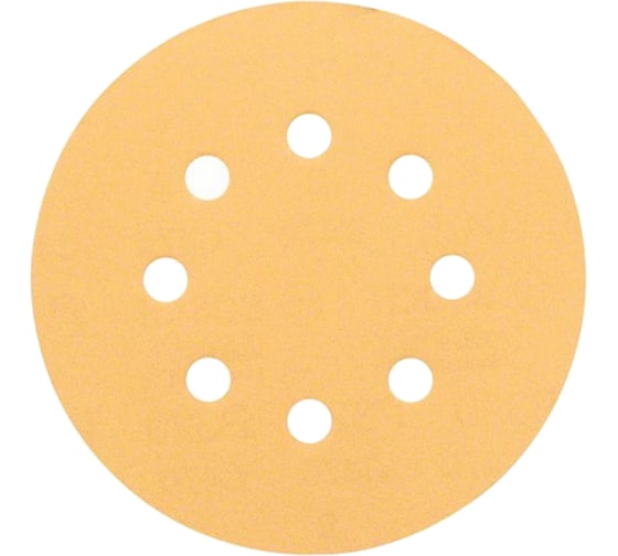 Круг шлифовальный по дереву, краске (50 шт; 125 мм; К320; 8 отверстий) Bosch 2608607831 1