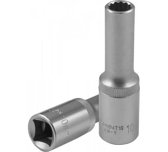 Головка торцевая глубокая 12-гранная (1/2"DR; 10 мм) Jonnesway S04HD4710