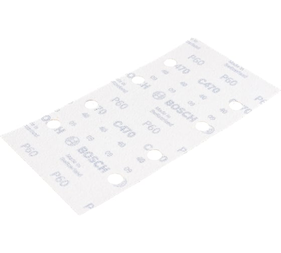 Шлифлист Best for Wood для виброшлифмашин 50 шт. (93х186 мм; К60) Bosch 2608607923