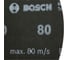 Круг фибровый шлифовальный для УШМ (180 мм; К80) Bosch 2608605487 2