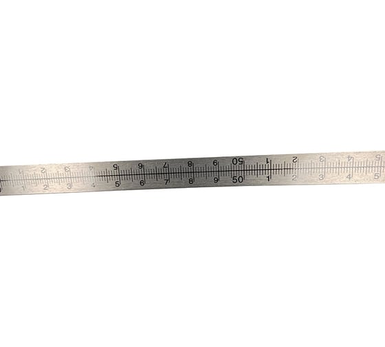 Линейка самоклеящаяся 1.5 м с двунаправленной шкалой WOODWORK RUL-15G