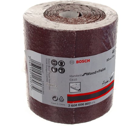 Шлифшкурка 1 рулон Professional for Wood (93 мм; 5 м; К40) Bosch 2608606802