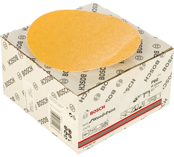 Шлифлист Best for Wood для УШМ 50 шт. (125 мм; К60) Bosch 2608607947 1