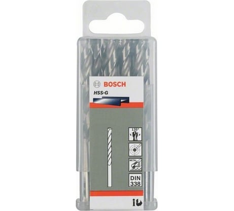 Сверло HSS-G STANDARD (4,2х75 мм; 10 шт.) по металлу Bosch 2608595060