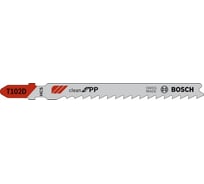 Пилки CleanPP (100 мм; тип T102D; 3 шт.) для лобзика Bosch 2608667443