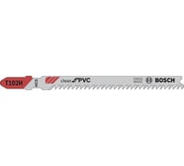 Пилки CleanPVC (100 мм; тип T102H; 3 шт.) для лобзика Bosch 2608667445