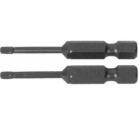 Биты "EXPERT" (E 1/4"; Т 25; 50 мм; 2 шт.) KRAFTOOL 26125-25-50-2