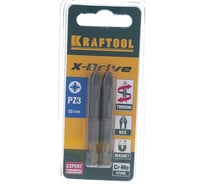 Биты "EXPERT" (E 1/4"; PZ 3; 50 мм; 2 шт.) KRAFTOOL 26123-3-50-2