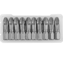 Биты "EXPERT" (C 1/4"; PZ 3; 25 мм; 10 шт.) KRAFTOOL 26123-3-25-10