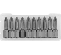 Биты "EXPERT" (C 1/4"; PH 1; 25 мм; 10 шт.) KRAFTOOL 26121-1-25-10