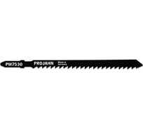 Пилка PW7530 5 шт. по дереву и пластмассе (3х75 мм; HCS) PROJAHN 63101
