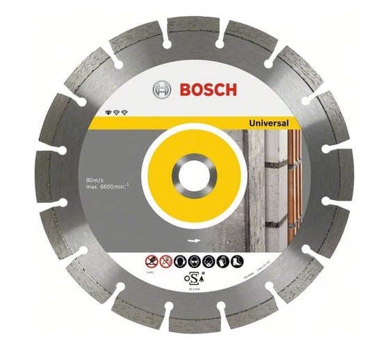 Диск алмазный Professional for Universal для УШМ (300х22,2 мм) Bosch 2608602547 1