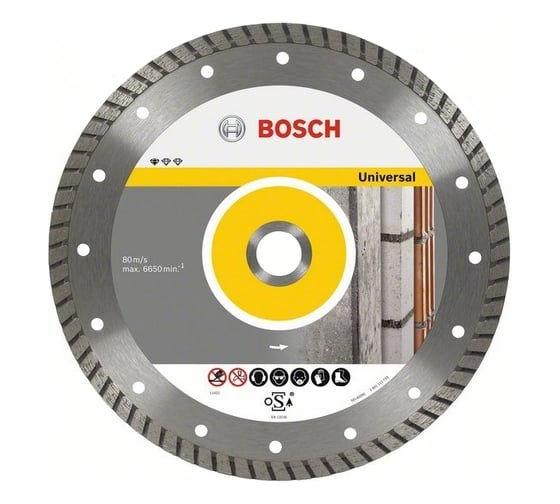 Диск алмазный Professional for Universal Turbo для УШМ (300х22,2 мм) Bosch 2608602696 1