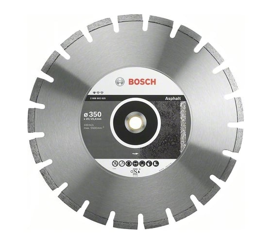 Диск алмазный Professional for Asphalt (350х20/25,4 мм) Bosch 2608602625