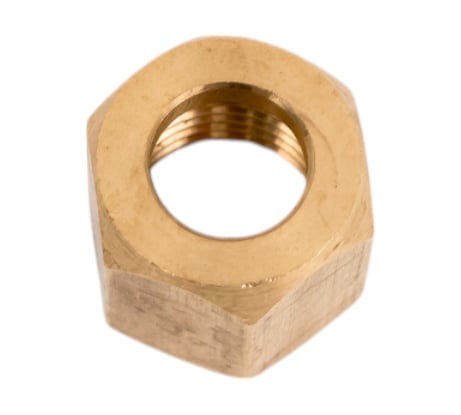 Гайка накидная М12x1.25 мм, правая, латунь СваркаДжет 4301020600008