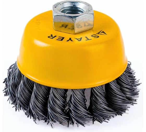 Щетка чашечная "MASTER" (80 мм; М14) для УШМ STAYER 35128-080_z01
