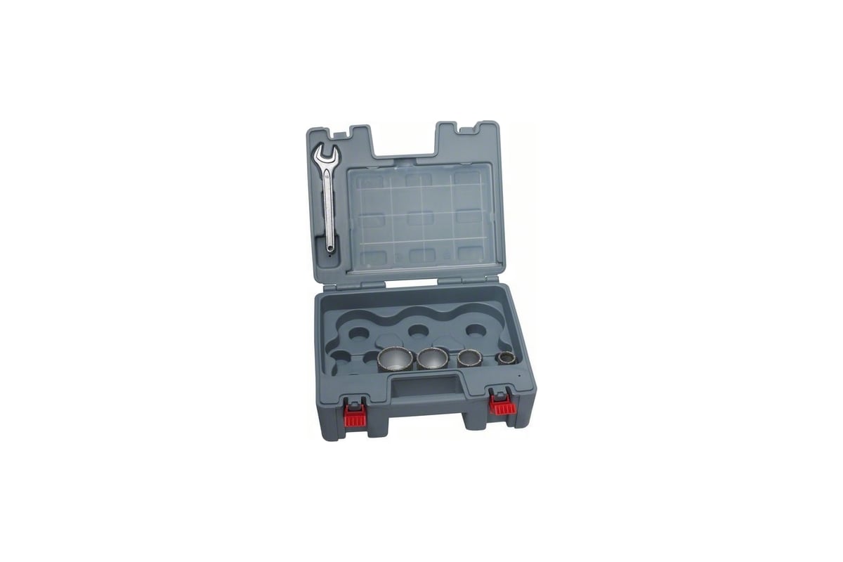 Набор коронок алмазных DRY SPEED 4 шт. для УШМ Bosch 2608587137 ...