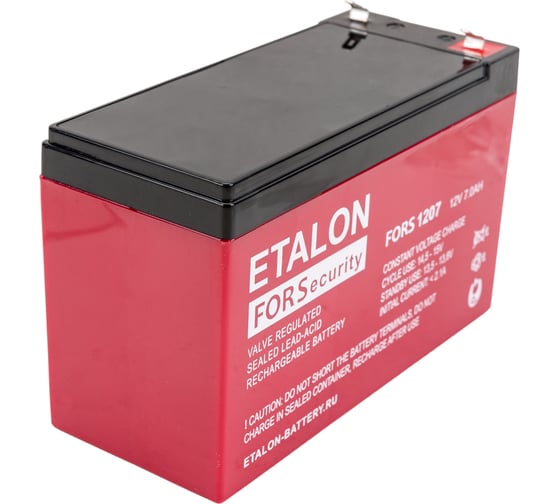 Аккумулятор премиум ETALON FORS 1207 (12 В, 7 Ач) Etalon Battery 00-00006432
