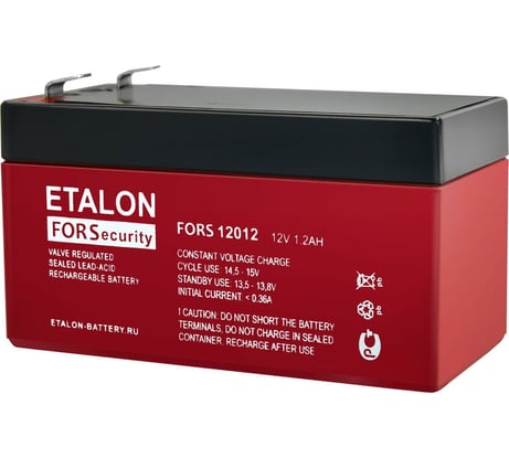Аккумулятор премиум (12в / 1,2 ач), Etalon Battery etalon fors 12012