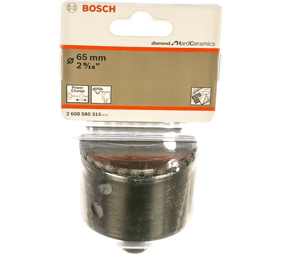 Коронка алмазная Diamond for Hard Ceramics (65х51 мм) Bosch 2608580315