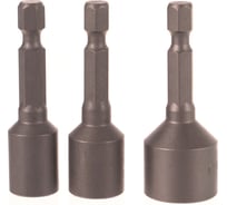 Набор торцевых головок (3 шт; хвостовик 1/4" HEX) Bosch 2608551078