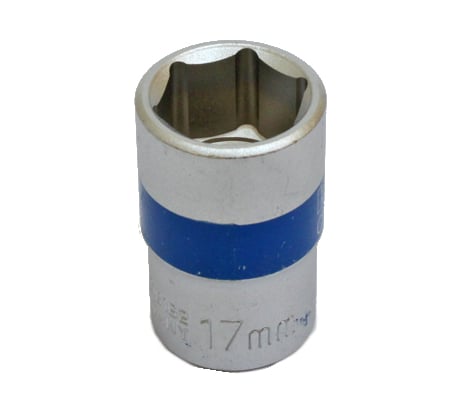 Головка торцевая 30230-17 17 мм, 1/2"DR, 6-гранная, хром-ванадий KING ROY 12974